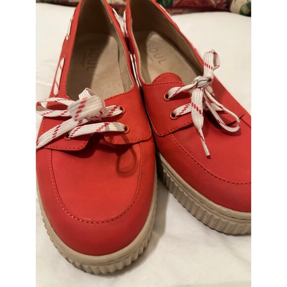 SOUL Naturalizer Women's Orange Tia-Boat Hybrid Sport Boat Shoes Size 11W - Picture 8 of 13